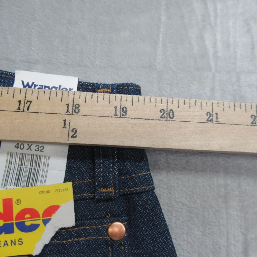 Wrangler Jeans Men's 40x32‎ Blue Denim Cowboy Cut Wide Leg Relaxed 13MWZ VTG NEW